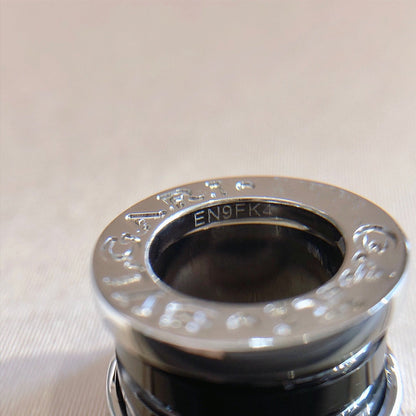 [Clover Jewelery]ZERO 1 BLACK CERAMIC SILVER NECKLACE