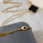 [Clover Jewelry]CLOVER 25MM HALSKETTE GOLD ONYX