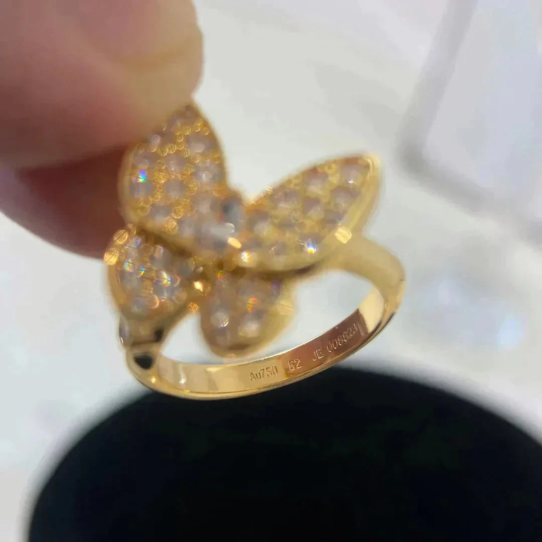 [Clover Jewelry]BUTTERFLY DIAMOND RING