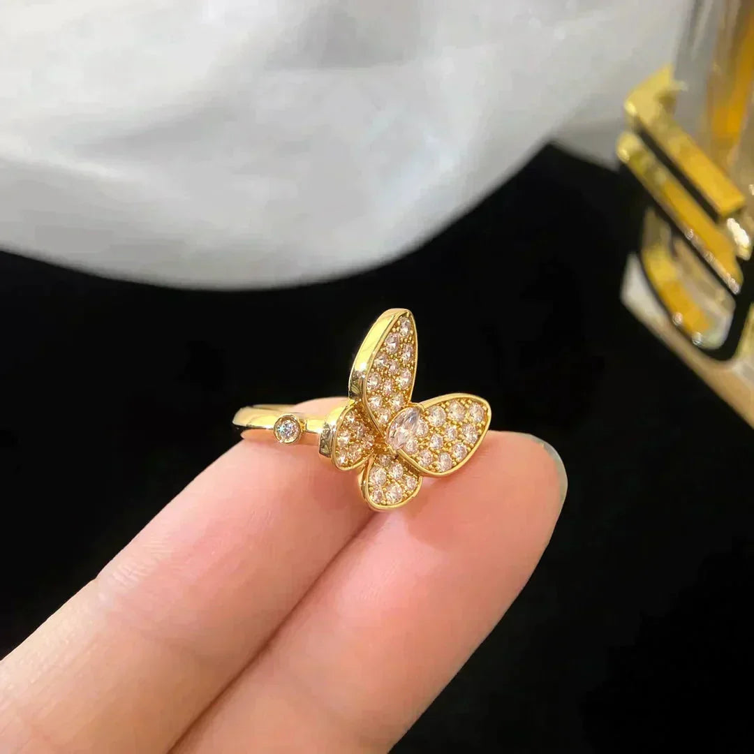 [Clover Jewelery]BUTTERFLY DIAMOND RING