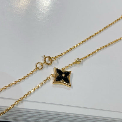 [Clover Jewelery]STAR BLACK MOP NECKLACE