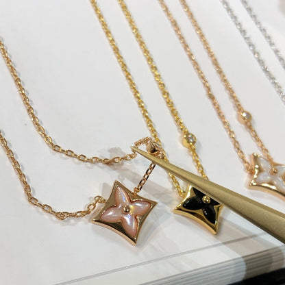 [Clover Jewelery]STAR BLACK MOP NECKLACE