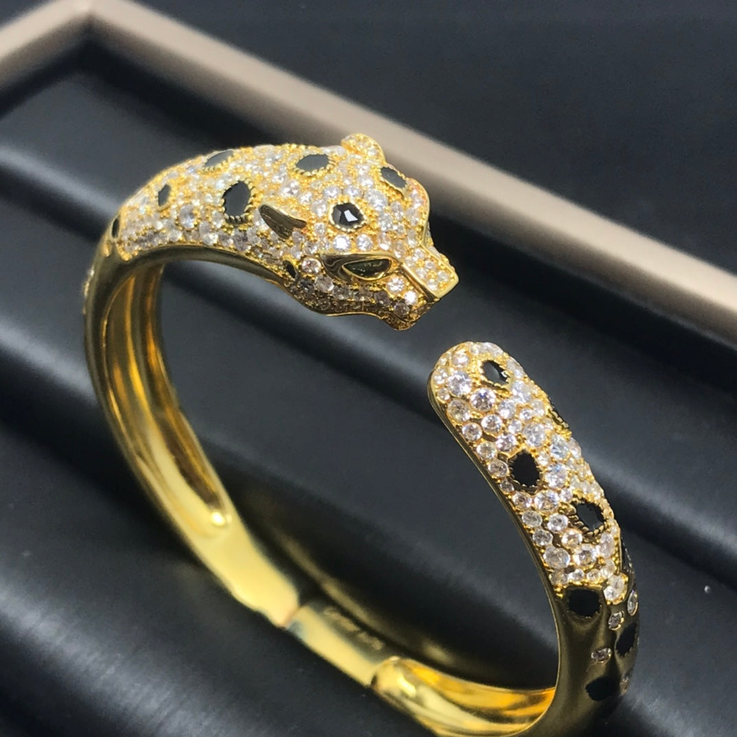 [Clover Jewelry]PANTHERE BIG BRACELET DIAMONDS