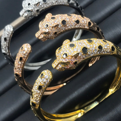[Clover Jewelery]PANTHERE BIG BRACELET DIAMONDS