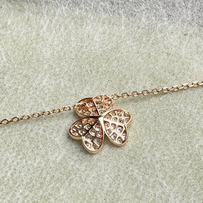 [Clover Jewelery]FLOWER DIAMOND NECKLACE