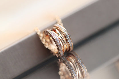 [Clover Jewelery]ZERO 1 PINK GOLD NECKLACE