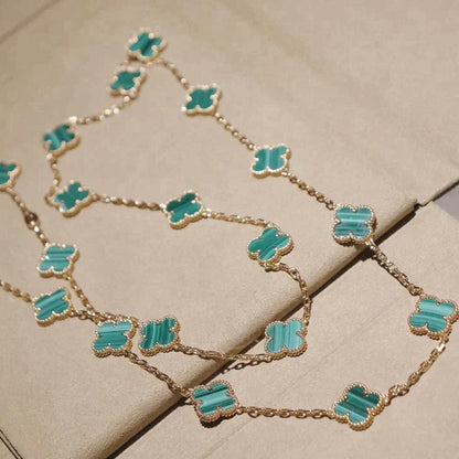 [Clover Jewelery]CLOVER 20 MOTIFS MALACHITE GOLD