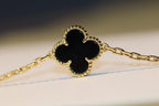 [Clover Jewelry]KLEEBLATT 20 MOTIVE ONYX ROSEGOLD
