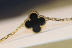 [Clover Jewelry]KLEEBLATT 20 MOTIVE ONYX ROSEGOLD