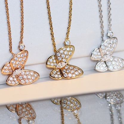[Clover Jewelery]BUTTERFLY DIAMOND NECKLACE