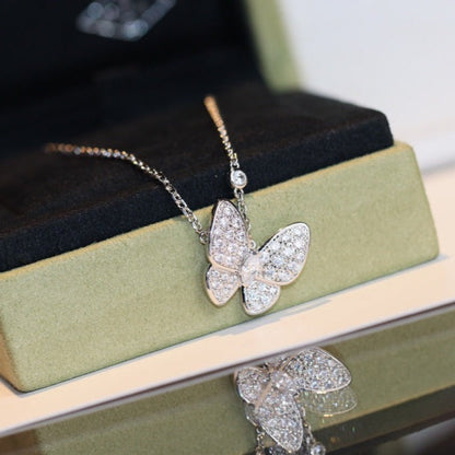 [Clover Jewelery]BUTTERFLY DIAMOND NECKLACE