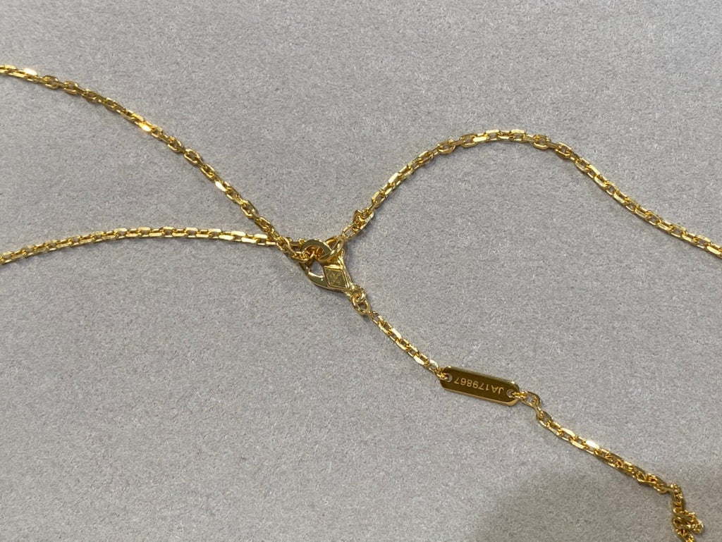 [Clover Jewelry]KLEE 25MM HALSKETTE GOLD KARNEOL