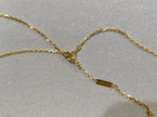 [Clover Jewelry]KLEE 25MM HALSKETTE GOLD KARNEOL