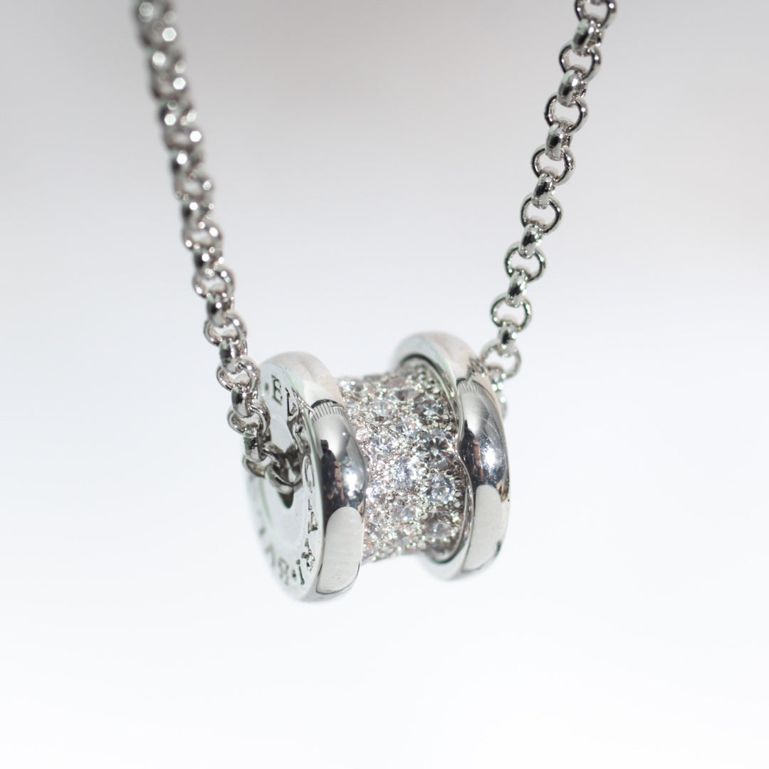 [Clover Jewelery]ZERO 1 SILVER DIAMOND NECKLACE