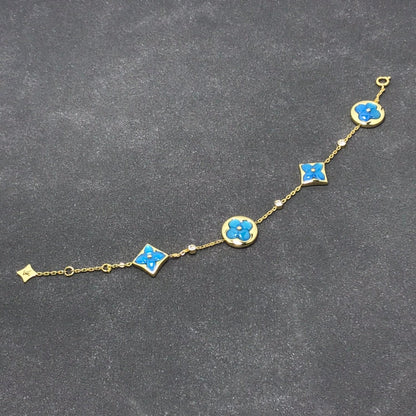 [Clover Jewelry]STAR AND SUN TURQUOISE 4 MOTIFS 3 DIAMONDS