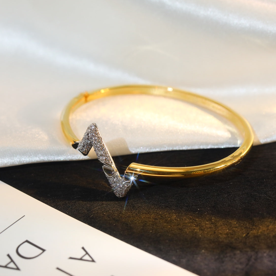 [Clover Jewellery] VOLTE UPSITEN DOWN GOLD DIAMANT ARMBAND