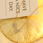 [Clover Jewelry]VOLT SILBER DIAMANT ANHÄNGERKETTE