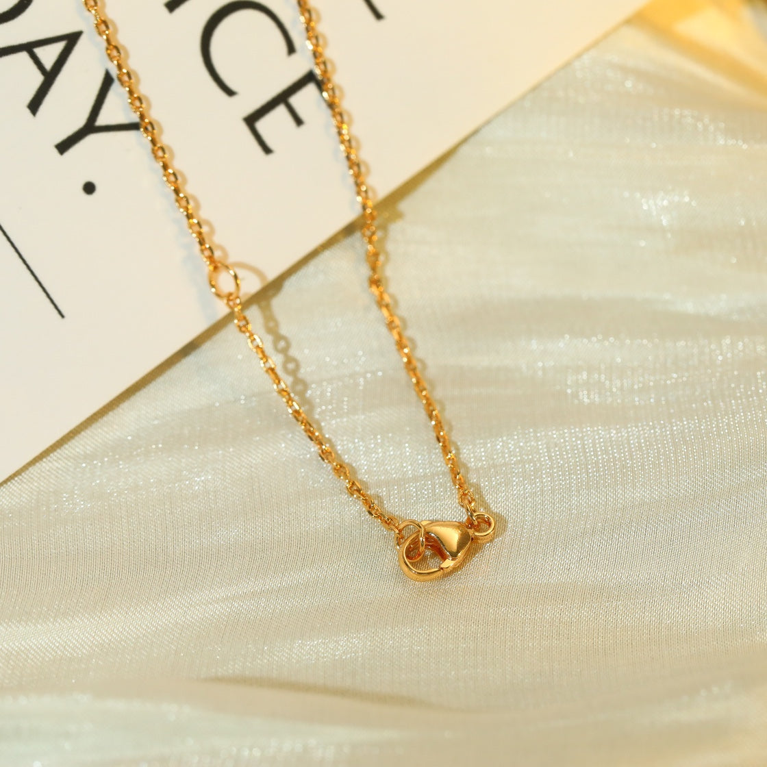 [Clover Jewelry]VOLT SILBER DIAMANT ANHÄNGERKETTE