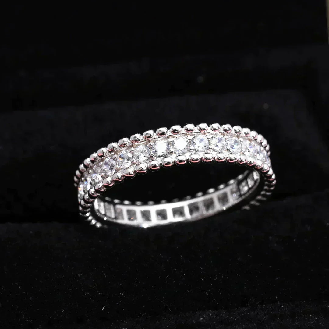 [Clover Jewelry]PERLEE DIAMOND SILVER RING