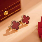 [Clover Jewelry]CLOVER MEDIUM 1 MOTIFS CARNELIAN  EARRINGS
