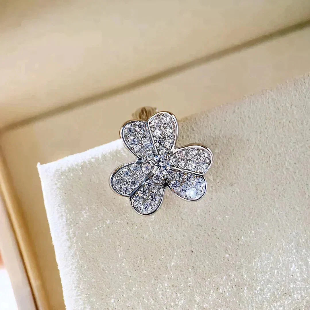[Clover Schmuck]CLOVER COMOS DIAMANT OHRRINGE SILBER