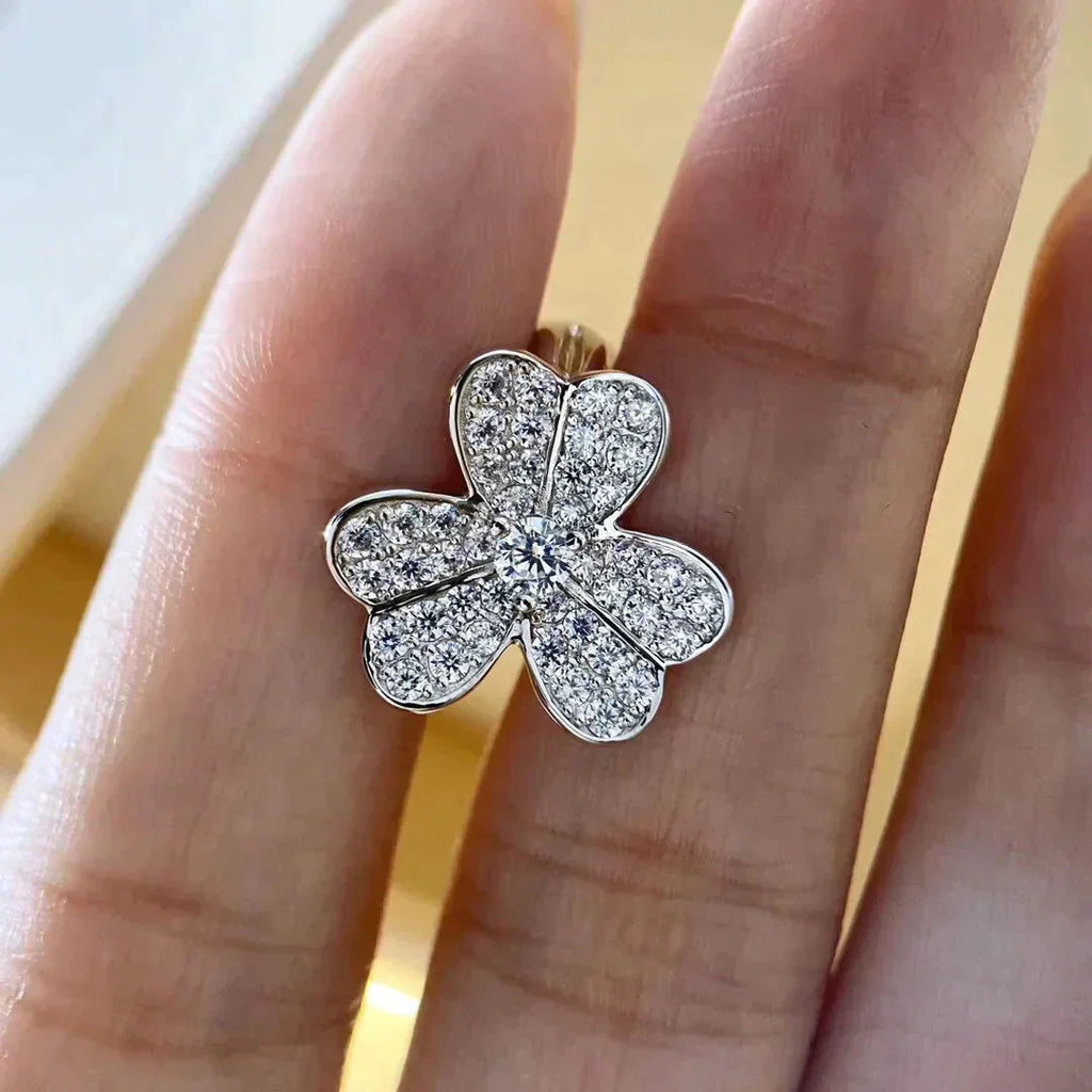 [Clover Schmuck]CLOVER COMOS DIAMANT OHRRINGE SILBER