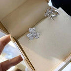 [Clover Schmuck]CLOVER COMOS DIAMANT OHRRINGE SILBER
