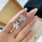 [Clover Schmuck]CLOVER COMOS DIAMANT OHRRINGE SILBER