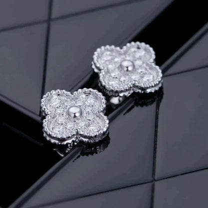 [Clover Jewelery]CLOVER 1 MOTIFS DIAMOND STUD EARRINGS SILVER