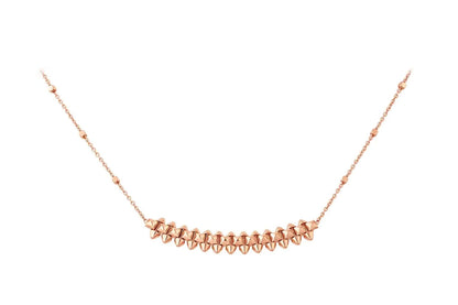 [Clover Jewelery]CLASH PINK GOLD NECKLACE