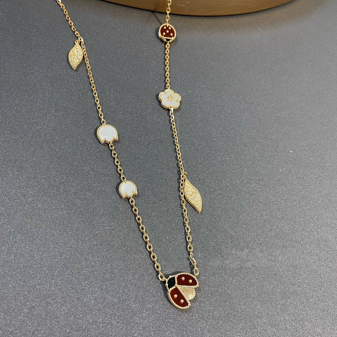 [Clover Jewelry]LUCKY SPRING 15 MOTIVE GOLDHALSKETTE