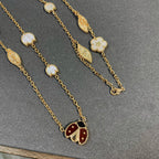 [Clover Jewelry]LUCKY SPRING 15 MOTIFS GOLD NECKLACE