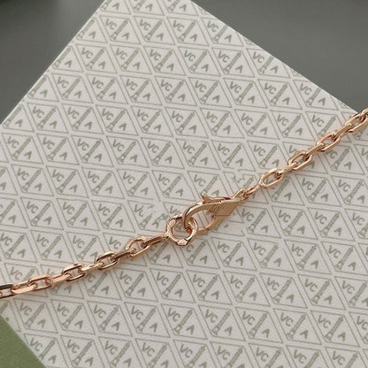 [Clover Jewelery]LUCKY SPRING 15 MOTIFS ROSE GOLD NECKLACE