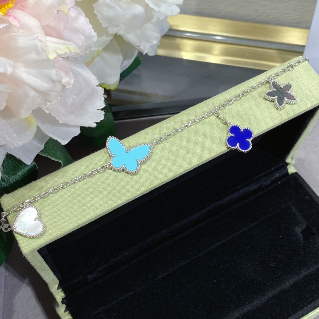 [Clover Jewelry]LUCKY SPRING SILVER BRACELET 4 MOTIF