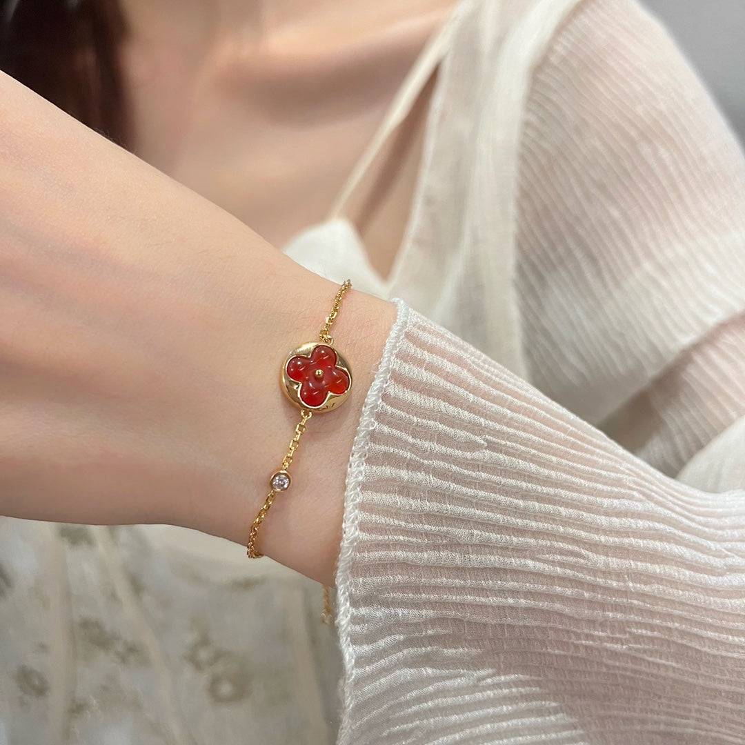 [Clover Jewellery]Sonnenanhänger Karneol Armband