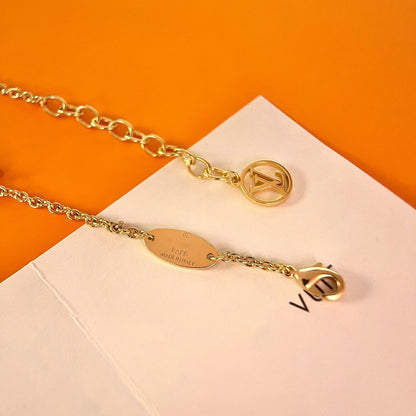 [Clover Jewelery]LOGO STAR MOTIF GOLD BRACELET