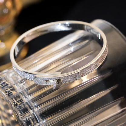 [Clover Jewelery]KELLY BRACELET DIAMOND PAVED