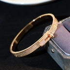 [Clover Jewelry]KELLY BRACELET DIAMOND PAVED