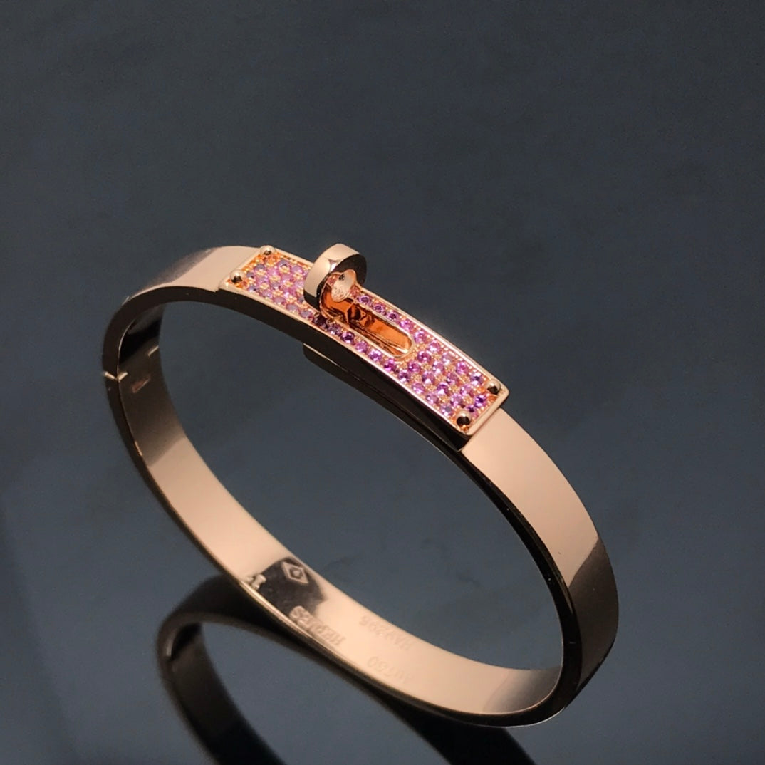 [Clover Jewelery]KELLY BRACELET PINK DIAMOND