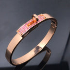 [Clover Jewelry]KELLY BRACELET PINK DIAMOND