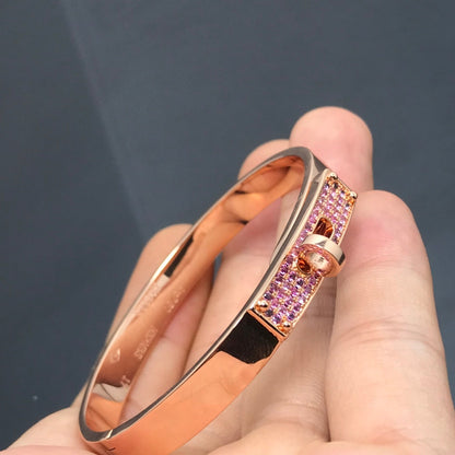 [Clover Jewelery]KELLY BRACELET PINK DIAMOND