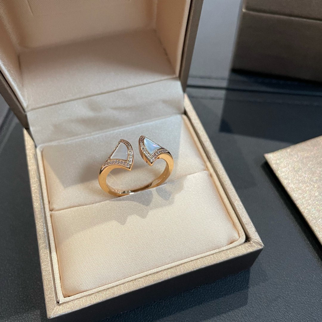 [Clover Jewelry]DREAM MOP DIAMOND OPEN RING