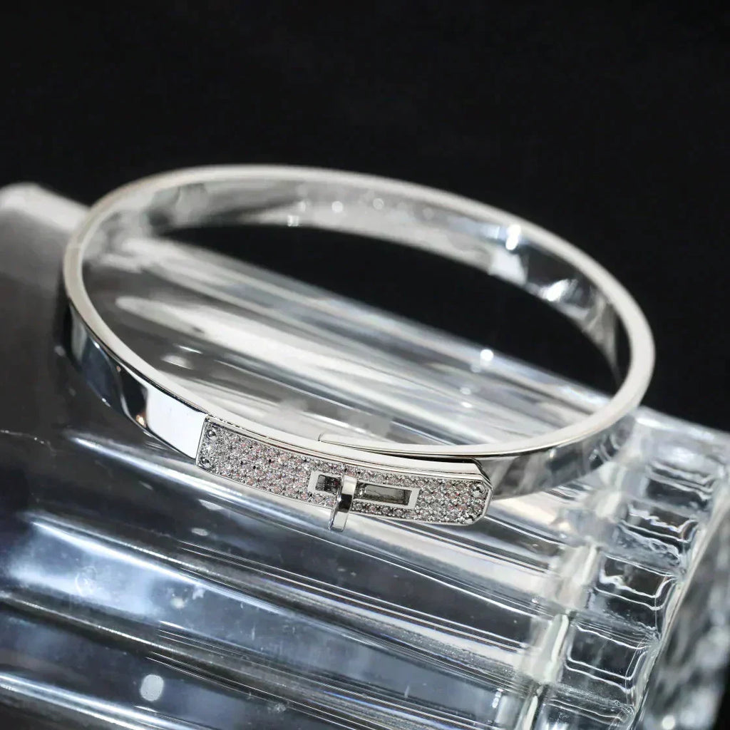 [Clover Jewelry]KELLY SILVER DIAMOND BRACELET