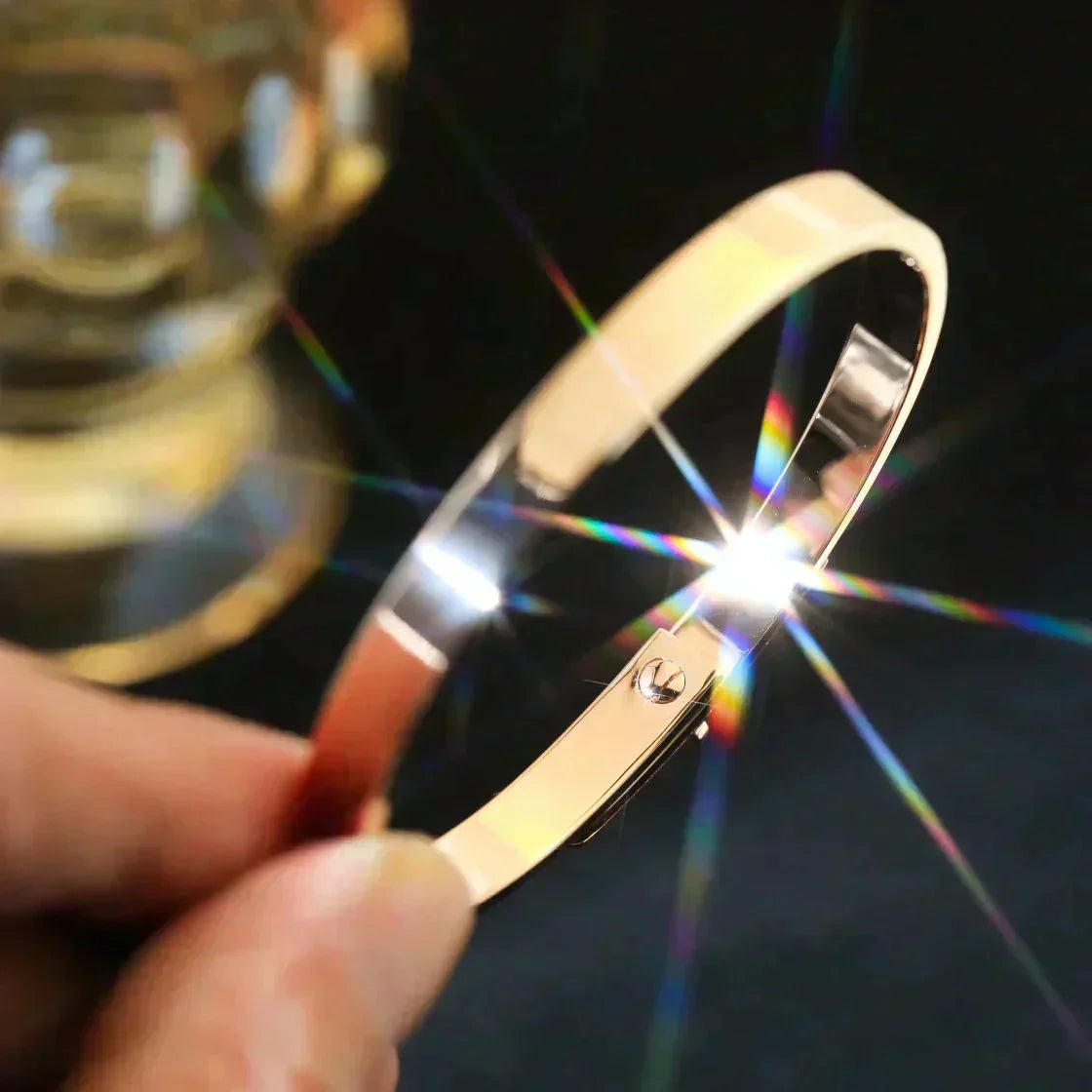 [Clover Jewelery]KELLY SILVER DIAMOND BRACELET