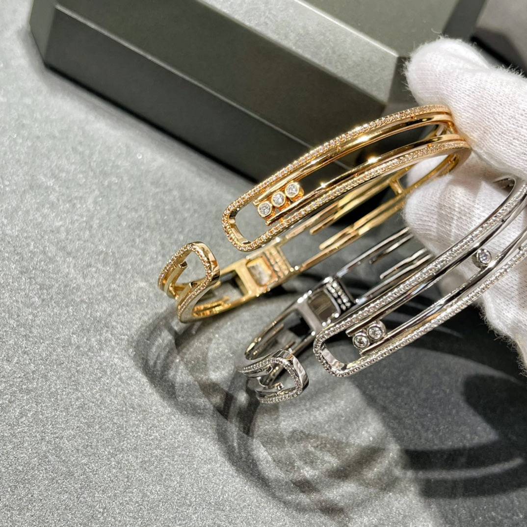 [Clover Jewelry]MOVE 10TH PAVED DIAMOND BRACELET