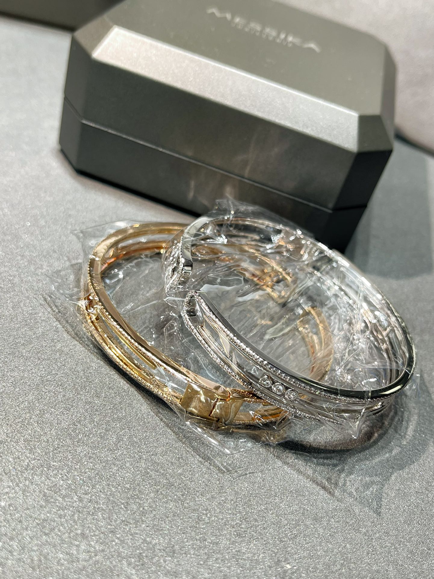 [Clover Jewelry]MOVE 10TH PAVED DIAMOND BRACELET