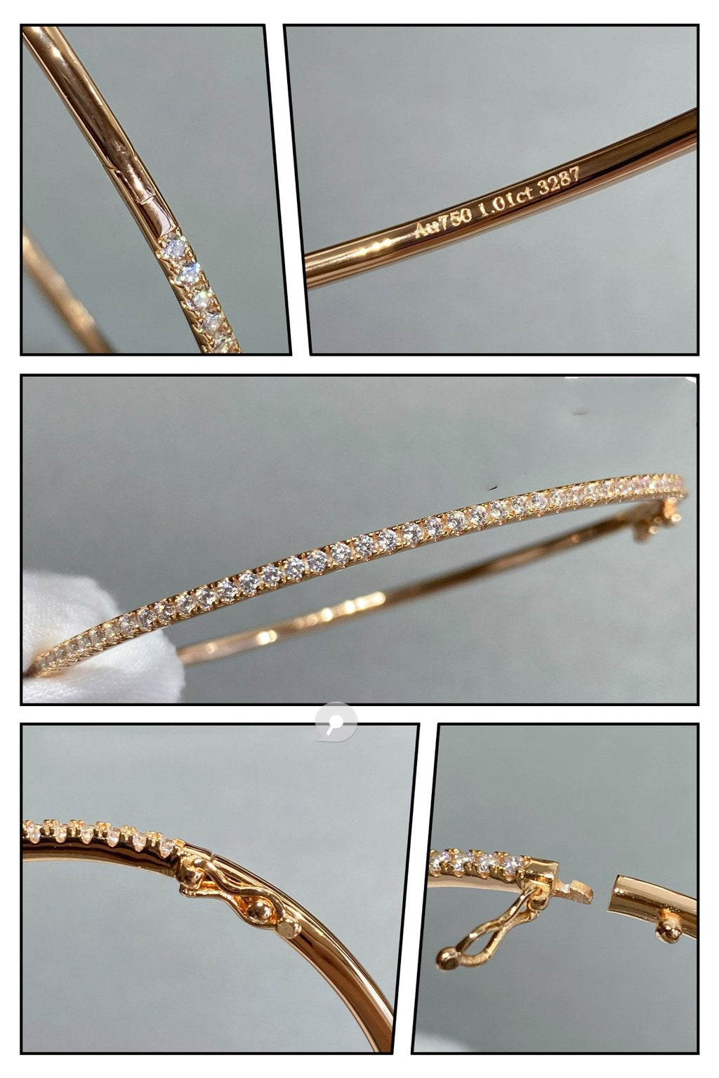 [Clover Jewelry]MINI DIAMANT TENNISARMREIF