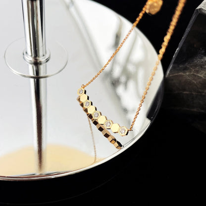 [Clover Jewelery]BEE MY LOVE DIAMOND NECKLACE