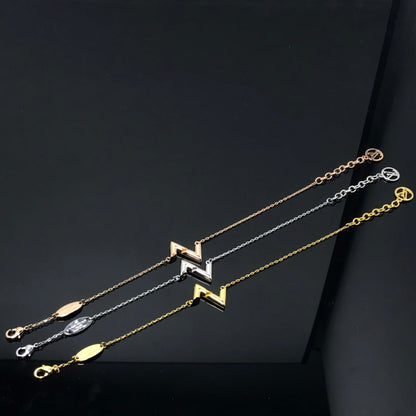 [Clover Jewelery]VOLT LV LOGO BRACELET
