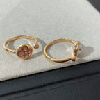 [Clover Jewelry]SUN 1 DIAMOND PINK MOP RING